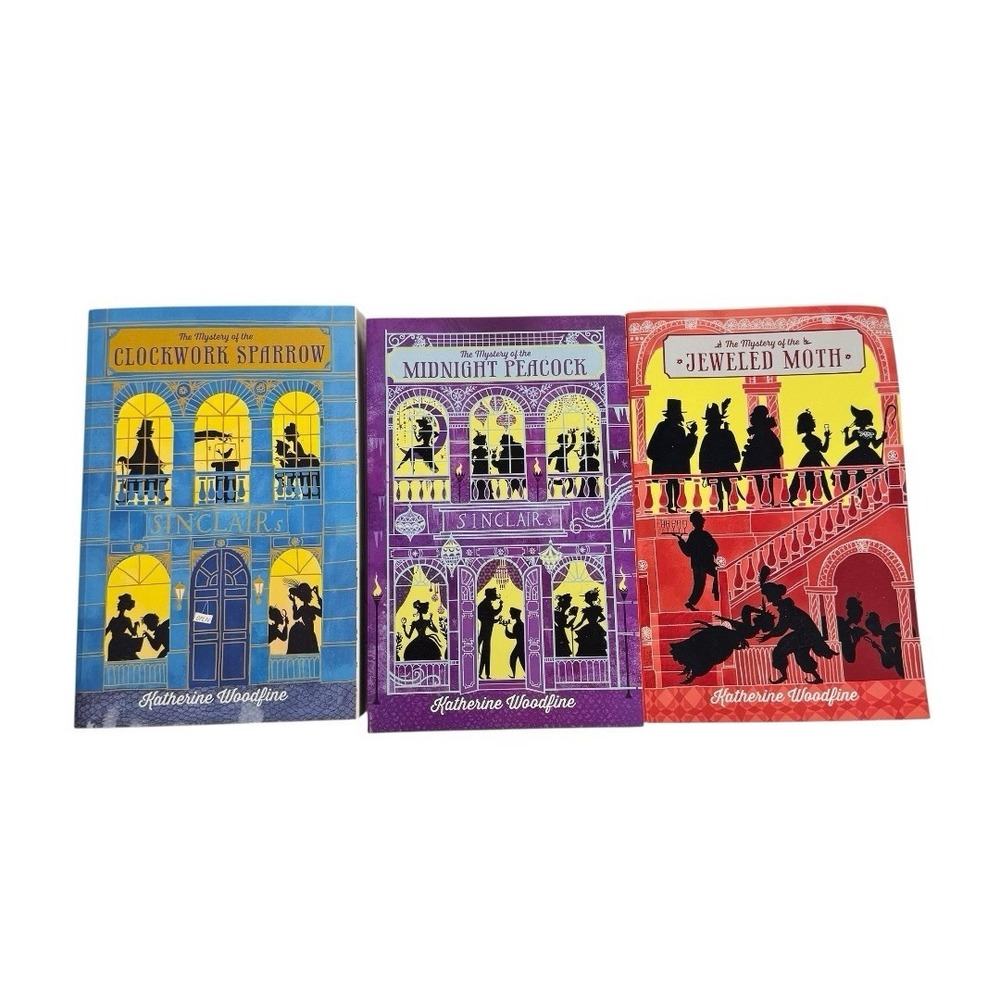 Katherine Woodfine The‎ Sinclairs Mysteries 3 Books Collection Set Books